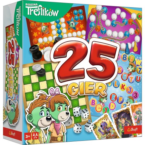 Kalejdoskop 25 gier Rodzina Treflików Trefl 02824 Kalejdoskop 25 gier Rodzina Treflików Trefl 02824