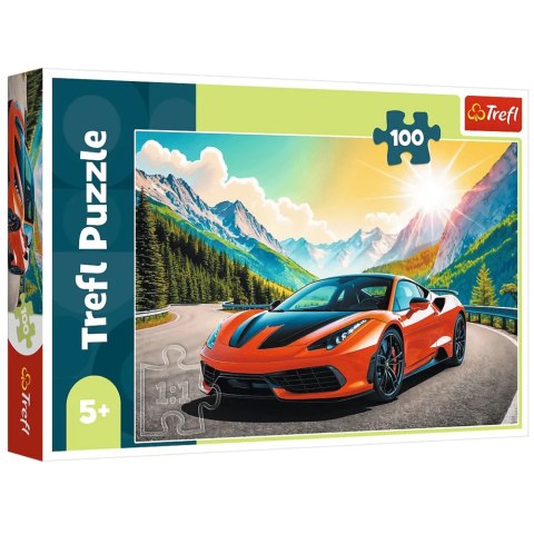 Puzzle - 100 - Wyścig z czasem Trefl 16490 Puzzle - 100 - Wyścig z czasem Trefl 16490