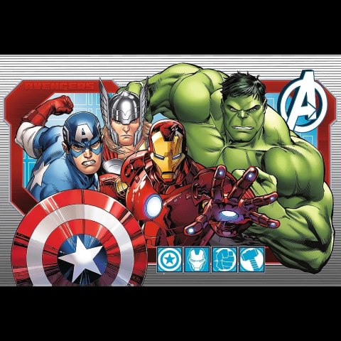 Puzzle 24 Maxi - Zawsze sprawiedliwi - Disney Marvel The Avengers Trefl 14378 Puzzle 24 Maxi - Zawsze sprawiedliwi - Disney Marvel The Avengers Trefl 14378