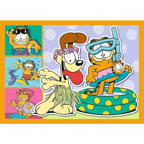 Puzzle 4w1 Garfield Kocha lasanięTrefl 34673 Puzzle 4w1 Garfield Kocha lasanięTrefl 34673