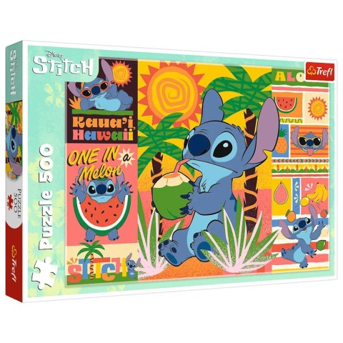 Puzzle - 500 - Wakacje ze Stichem Disney Lilo&Stitch Trefl 37483 Puzzle - 500 - Wakacje ze Stichem Disney Lilo&Stitch Trefl 37483