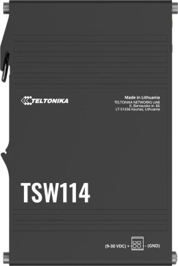 Teltonika TSW114 switch przemysłowy 5xGE (TSW114000000) DIN
