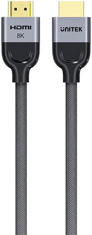 Unitek przewód 8K LUX HDMI 2.1 oplot 1M Unitek przewód 8K LUX HDMI 2.1 oplot 1M