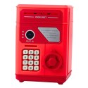 Elektroniczny Sejf Bankomat Skarbonka Na PIN Dla Dzieci Czerwony