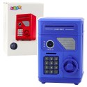 Elektroniczny Sejf Bankomat Skarbonka Na PIN Dla Dzieci Niebieski