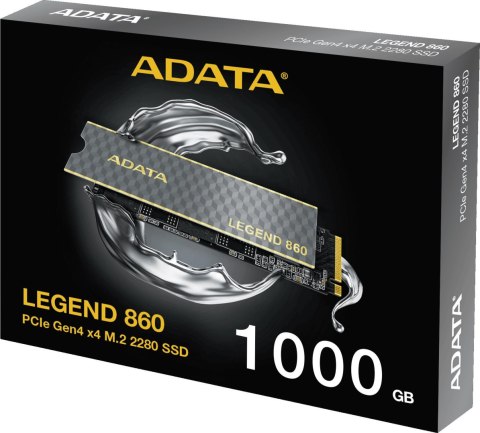Adata Dysk SSD LEGEND 860 1TB PCIe 4x4 6000/4000 MB/s M.2 Adata Dysk SSD LEGEND 860 1TB PCIe 4x4 6000/4000 MB/s M.2
