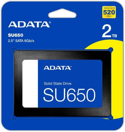 Adata SU650 Ultimate 2TB 2,5" SATA SSD Adata SU650 Ultimate 2TB 2,5" SATA SSD