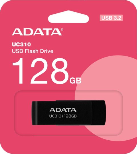 Adata Pendrive UC310 128GB USB3.2 czarny Adata Pendrive UC310 128GB USB3.2 czarny