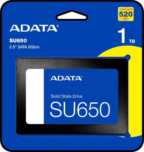 Dysk SSD Adata SU650 Ultimate 1TB M.2 2280 TLC 3D SATA Dysk SSD Adata SU650 Ultimate 1TB M.2 2280 TLC 3D SATA