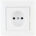 Gniazdo pojedyncze VCX WESA LC 07 Biały