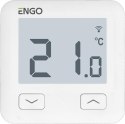 ENGO Controls E10-W - Regulator temperatury, 230V, biały, Wi-Fi, Internetowy, podtynkowy