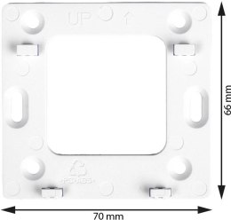 ENGO Controls E25-BATW - Regulator temperatury, bateryjny, biały, ZigBee/868MHz, natynkowy