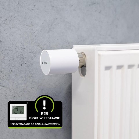 ENGO Controls ETRV-M30 - Głowica grzejnikowa bezprzewodowa, elektroniczna M30x1,5, bateryjna, biała
