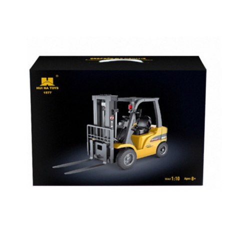 Wózek Widłowy Zdalnie Sterowany Metalowy Żółty 1:10 R/C