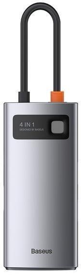 Hub USB Baseus Metal Gleam 4w1