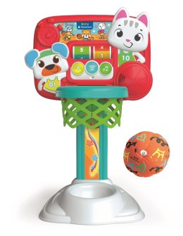 Interaktywna Koszykówka Kotek Miś Dźwięk Piłka Język Polski Clementoni 50384