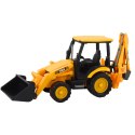 Koparka z Dwoma Łyżkami Ruchomy Pojazd Budowlany Żółta