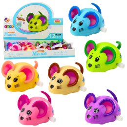 Myszka Nakręcana Jeździ Porusza Ogonkiem 8cm Mix Kolor