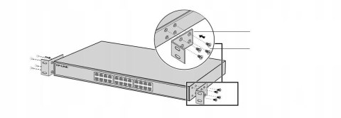 SWITCH TP-LINK TL-SF1024D SWITCH TP-LINK TL-SF1024D
