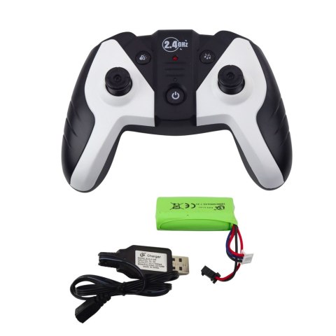 Samochód Policyjny Terenowy Zdalnie Sterowany RC 1:8 Srebrny