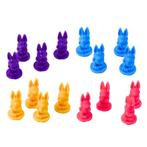 Gra Rodzinna Króliki Funny Bunny Wyścig Po Marchew Karty