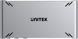 Przełącznik KVM Unitek USB-C 10Gbps z HDMI i transferem plików między systemami