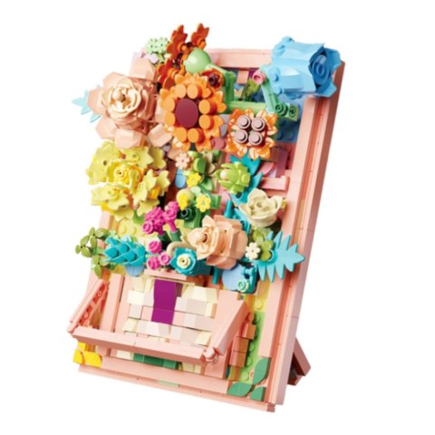 Klocki Konstrukcyjne Kwiaty w Ramce Kompozycje 4w1 882 el.