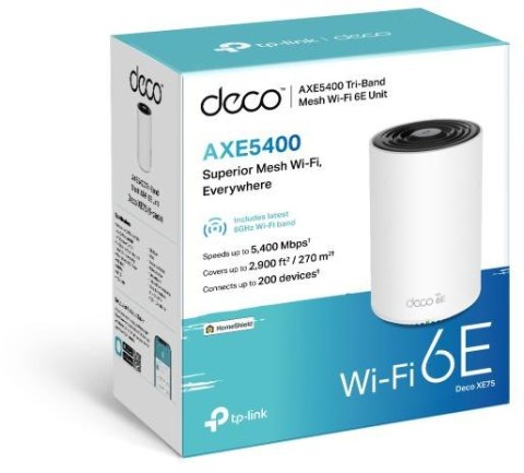 DOMOWY SYSTEM MESH WIFI TP-LINK Deco XE75(1-pack) DOMOWY SYSTEM MESH WIFI TP-LINK Deco XE75(1-pack)