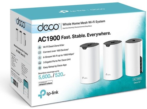 DOMOWY SYSTEM MESH WIFI TP-LINK Deco S7(3-pack) DOMOWY SYSTEM MESH WIFI TP-LINK Deco S7(3-pack)