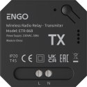 ENGO Controls ETR-868 - Przekaźnik bezprzewodowy EngoLink, nadajnik+odbiornik sterowany radiowo, 868Mhz, 230V