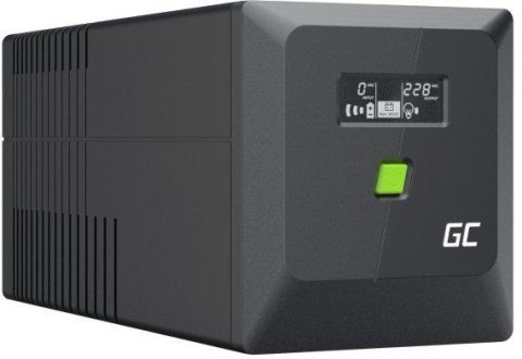 UPS ZASILACZ AWARYJNY Greencell PowerProof 750VA 480W LCD CZYSTA SINUSOIDA UPS ZASILACZ AWARYJNY Greencell PowerProof 750VA 480W LCD CZYSTA SINUSOIDA