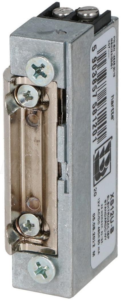 Elektrozaczep HARTTE XS12U-B seria XS (R5) 12V AC/DC standard ze wzmocnioną sprężyną