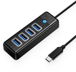 Orico Hub USB-C 4x USB-A 3.1 czarny