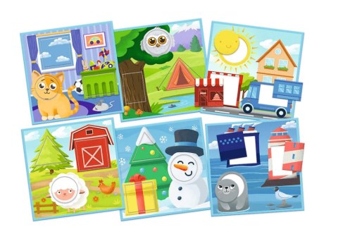 Gra edukacyjna Kolory i Kształty ABC Malucha Rodzina Treflików Trefl 02904