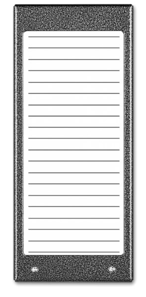 ACO CDN-17N ST (W) Podświetlany panel listy lokatorów (ok. 17 wpisów)