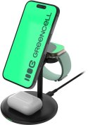 ŁADOWARKA INDUKCYJNA Greencell MagScape 3w1 15W MagSafe IPhone AirPods Apple Watch