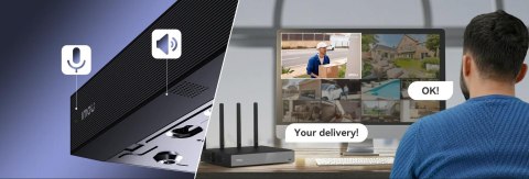 Rejestrator IP Imou NVR-N110W-8A0E Wi-Fi 10- kanałowy