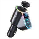 Joyroom szybka ładowarka samochodowa 4w1 USB-A QC3.0 / 2xUSB-C PD 150W czarna Joyroom szybka ładowarka samochodowa 4w1 USB-A QC3.0 / 2xUSB-C PD 150W czarna