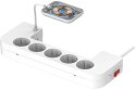 LISTWA ANTYPRZEPIĘCIOWA Z ZABEZPIECZENIEM Energizer 5x SCHUKO 2x USB-A 1x USB-C 2500W 10A KABEL 2M MAGNETIC LISTWA ANTYPRZEPIĘCIOWA Z ZABEZPIECZENIEM Energizer 5x SCHUKO 2x USB-A 1x USB-C 2500W 10A KABEL 2M MAGNETIC