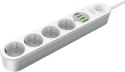LISTWA ZASILAJĄCA Z WYŁĄCZNIKIEM Energizer 4x SCHUKO 4x USB-A 2500W 10A KABEL 2M LISTWA ZASILAJĄCA Z WYŁĄCZNIKIEM Energizer 4x SCHUKO 4x USB-A 2500W 10A KABEL 2M