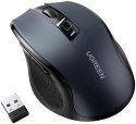 Mysz optyczna Ugreen MU006 bezprzewodowa USB 2.4GHz / Bluetooth 5.0 4000 DPI - czarna Mysz optyczna Ugreen MU006 bezprzewodowa USB 2.4GHz / Bluetooth 5.0 4000 DPI - czarna