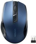 Mysz optyczna Ugreen MU006 bezprzewodowa USB 2.4GHz / Bluetooth 5.0 4000 DPI - niebieska Mysz optyczna Ugreen MU006 bezprzewodowa USB 2.4GHz / Bluetooth 5.0 4000 DPI - niebieska