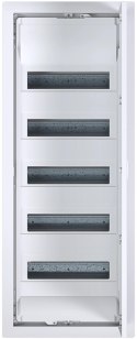 Rozdzielnica podtynkowa z drzwiami metalowymi, 5 rzędów, 60 modułów, IP30, HAGER Volta VU60NC Rozdzielnica podtynkowa z drzwiami metalowymi, 5 rzędów, 60 modułów, IP30, HAGER Volta VU60NC