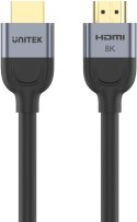 Kabel HDMI Unitek 2.1 8K 60Hz, czarny, 1,5m Kabel HDMI Unitek 2.1 8K 60Hz, czarny, 1,5m