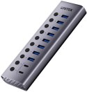 Unitek Hub USB C/USB A 10w1 5Gbps z włącznikami portów Unitek Hub USB C/USB A 10w1 5Gbps z włącznikami portów