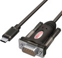 Adapter Unitek Y-1105K USB-C 1x RS-232 Adapter Unitek Y-1105K USB-C 1x RS-232