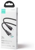 Kabel USB-A / Lightning Joyroom S-UL012A11 120cm 2.4A w oplocie czarny Kabel USB-A / Lightning Joyroom S-UL012A11 120cm 2.4A w oplocie czarny