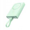 Powerbank Joyroom JR-PBM01 10000mAh 20W 1x USB-C 2x Lightning zielony + kabel Powerbank Joyroom JR-PBM01 10000mAh 20W 1x USB-C 2x Lightning zielony + kabel