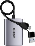 Unitek V1427A01 Adapter USB/C/A na 2x HDMI MST FullHD Unitek V1427A01 Adapter USB/C/A na 2x HDMI MST FullHD