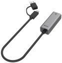 Adapter Unitek U1313C USB-A/C na RJ45 2.5G Ethernet Adapter Unitek U1313C USB-A/C na RJ45 2.5G Ethernet
